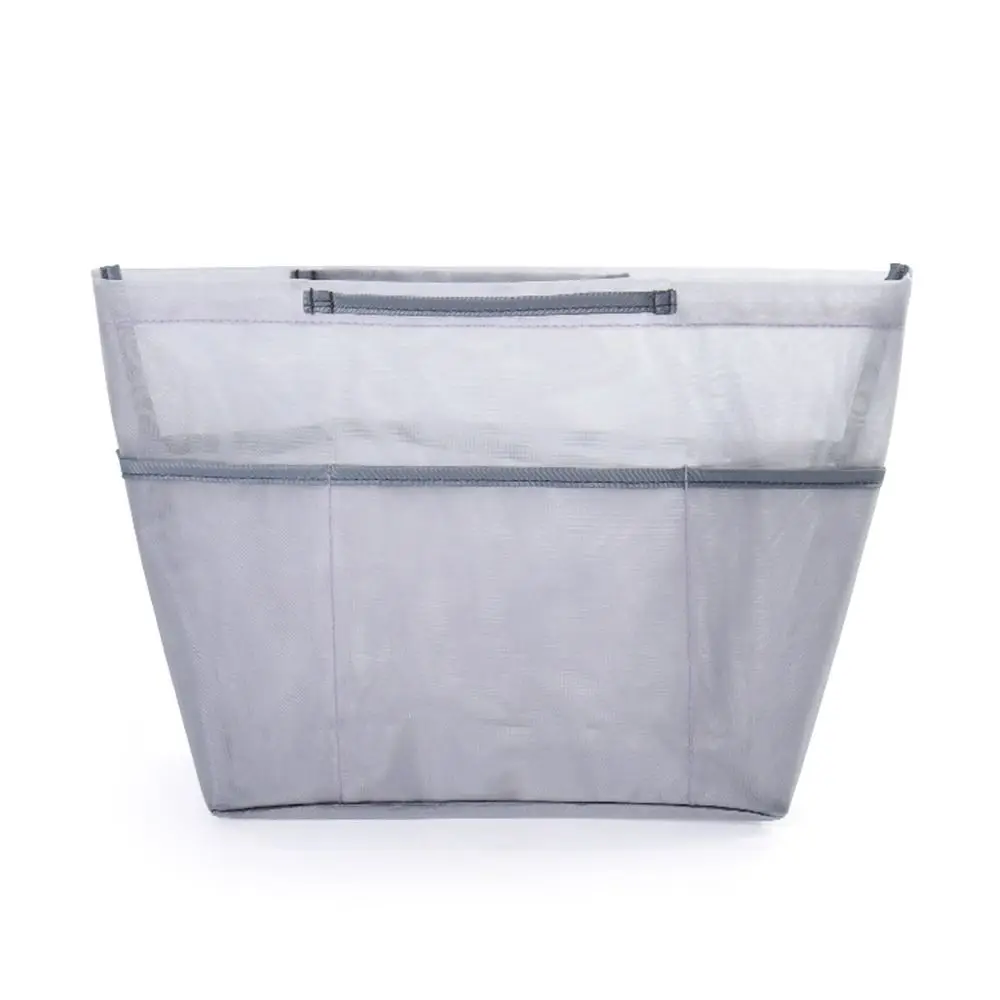 Mesh-Innentasche, Kosmetik, mehrere Einfügungstasche, Aufbewahrungstasche, vielseitig einsetzbar, tragbar, leicht, für Longxiang-Tasche, Mesh-Kleintasche – Detail 9