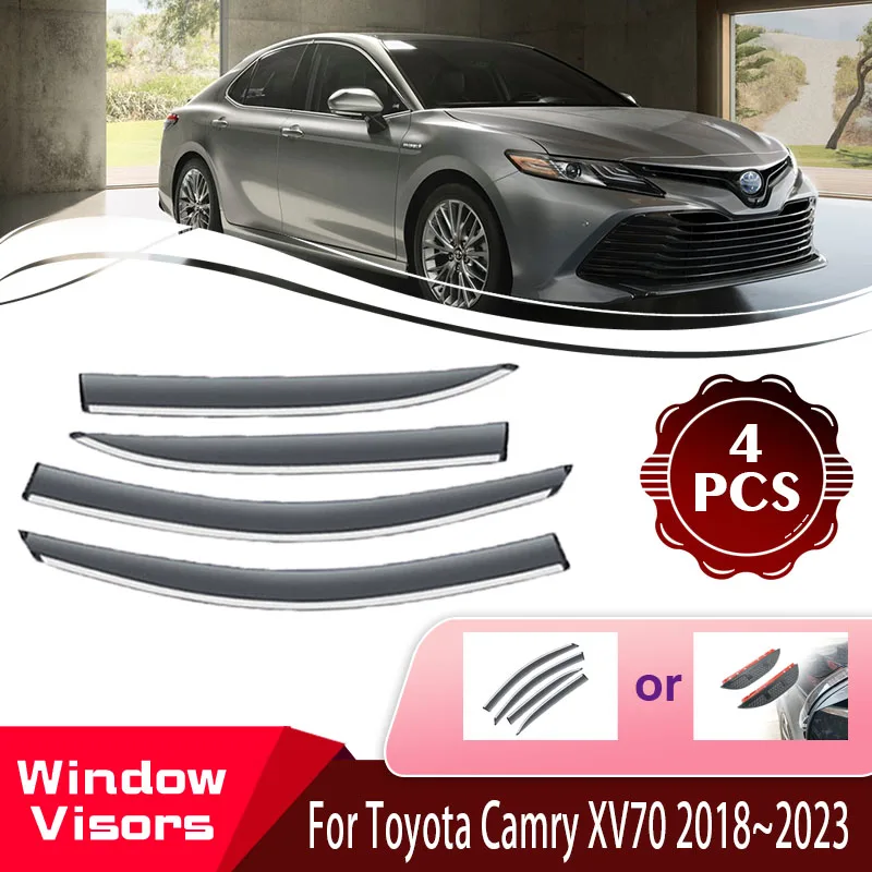 Viseras de ventana para Toyota Camry XV70 XV 70 2018 2023, visera