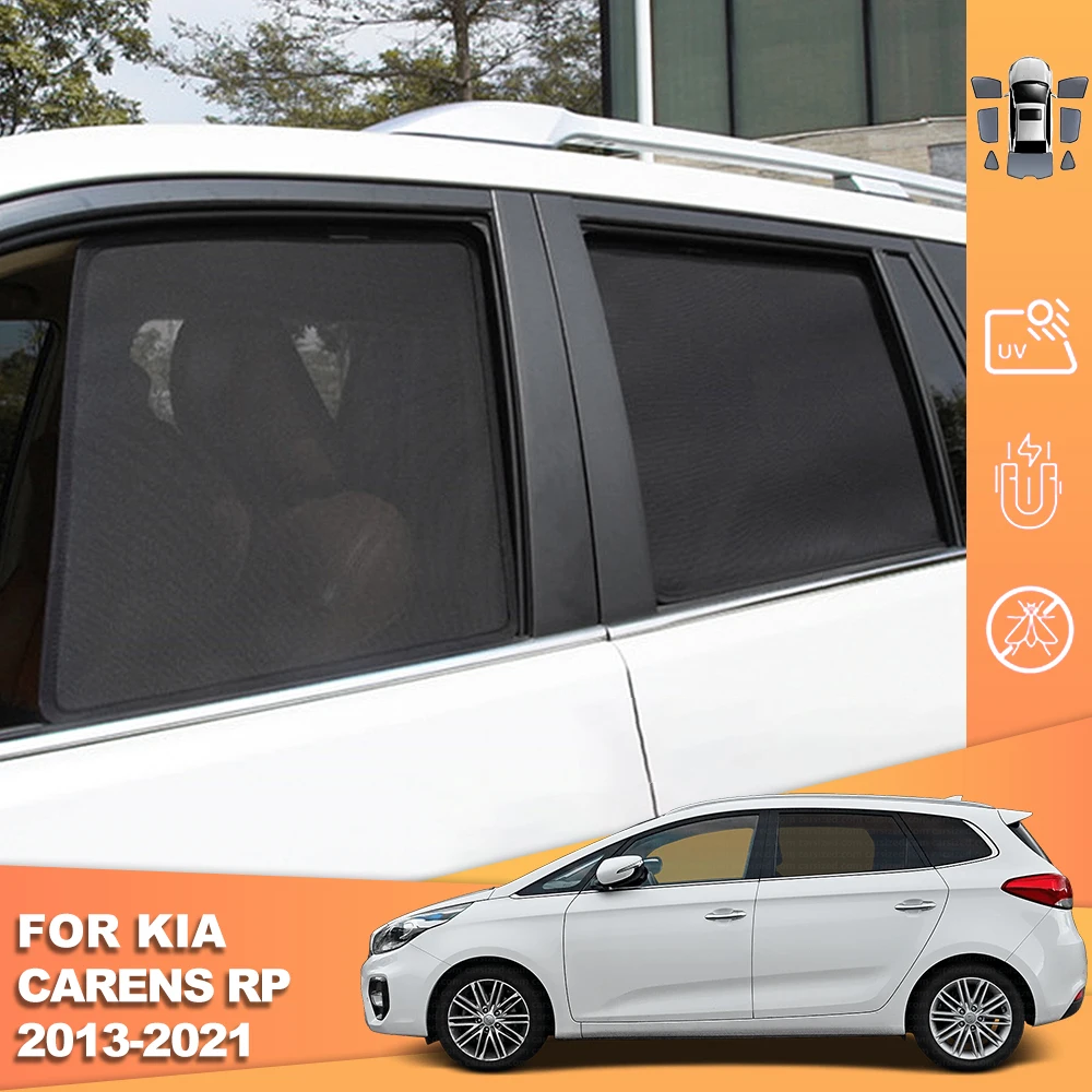 

For Kia Carens RP 2013-2020 Magnetic Car Sunshade Front Windshield Frame Curtain Rear Baby Side Window Sun Shade Shield Visor