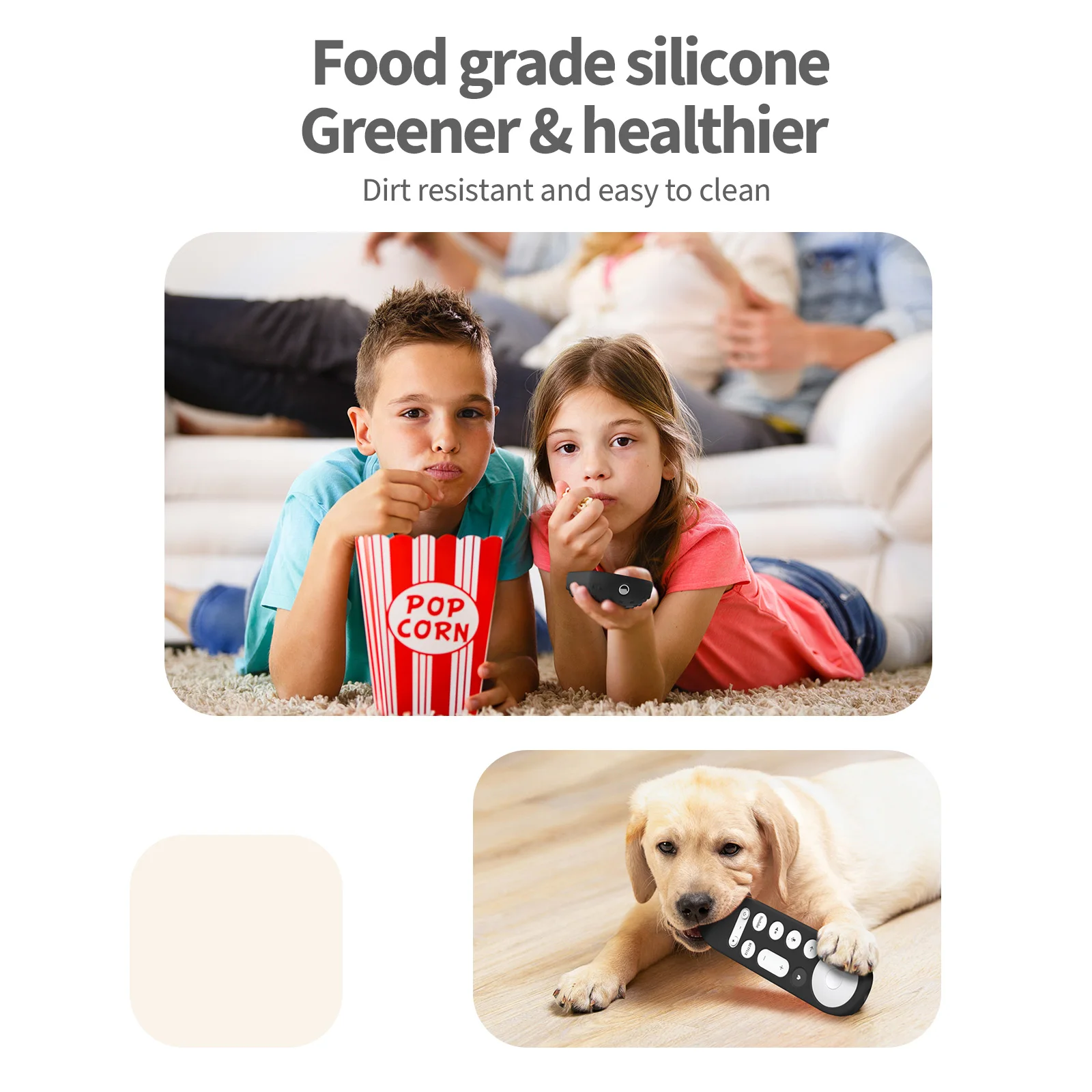 Protective case for Google TV streamer 4K remote control anti-slipping shockproof silicone case protection cover shell silicone remote case