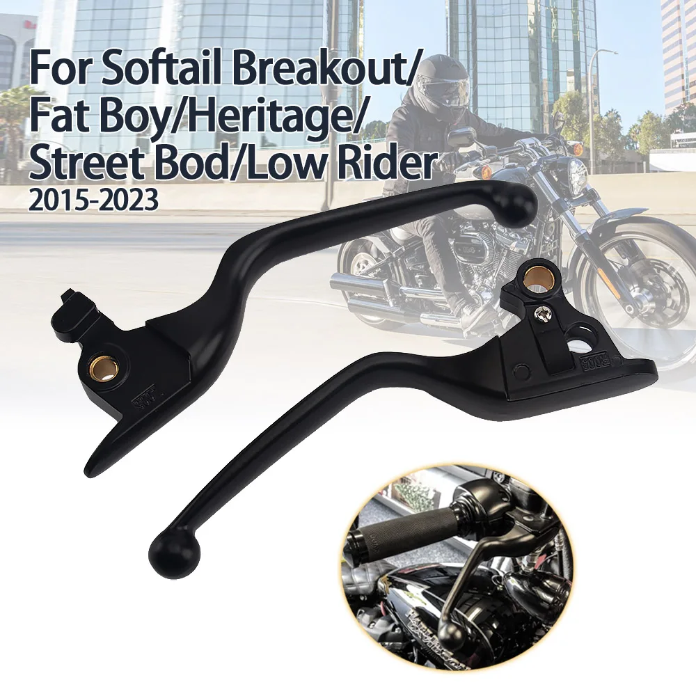 Leve Frizione Freno Moto Adatte Per Softail Breakout Fat Boy Deluxe Heritage Classic Street Bob Low Rider 2015-2022