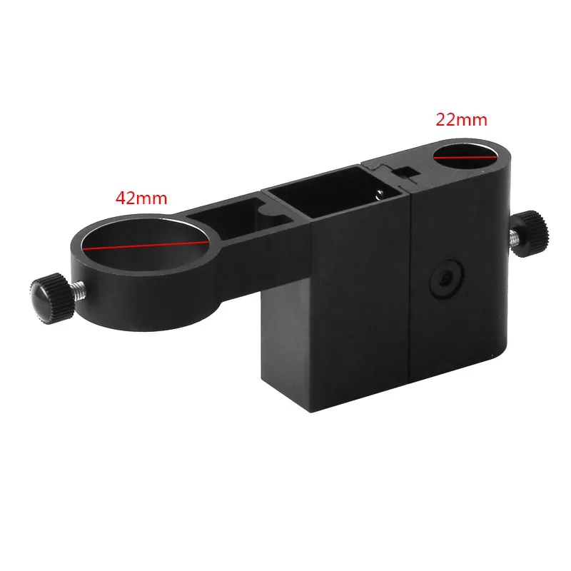 Microscope Arm Stand Video Microscope Stand Aluminum Alloy Adjustable Focusing Bracket Holder Table Stand 42mm 50mm For Digital HDMI USB Video Microscope Camera