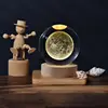 6cm 3D Crystal Ball Crystal Planet Night Light Laser Engraved Solar System Globe Astronomy Birthday Gift Home Desktop Decoration 4