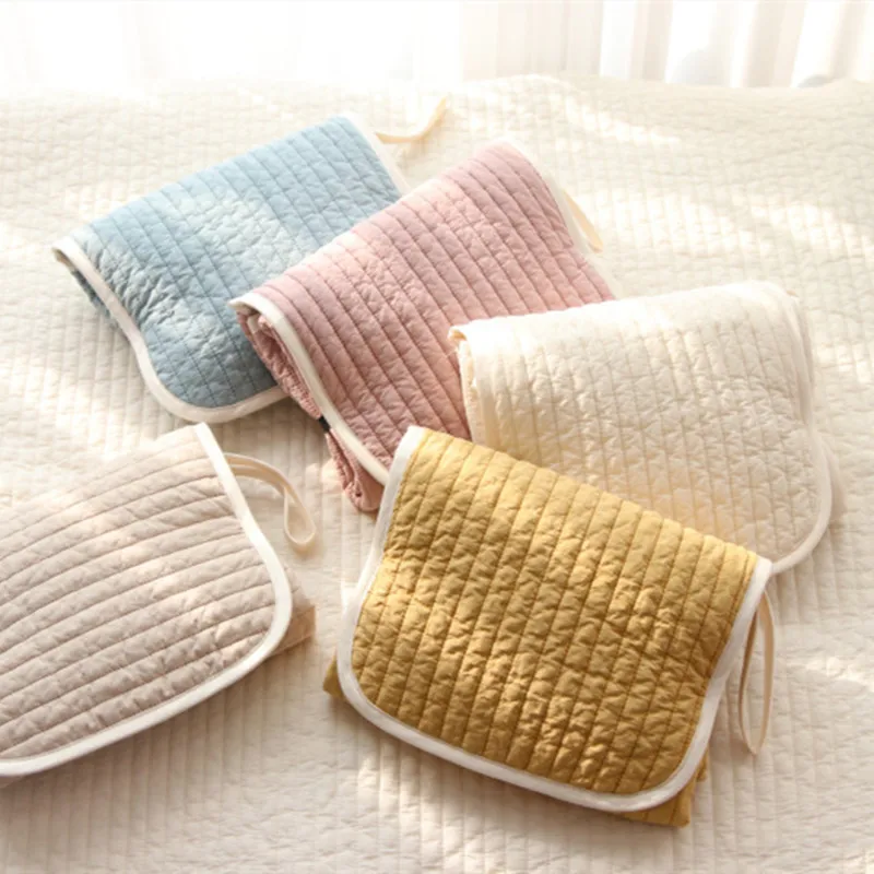 2025 Multicolor neonato fasciatoio in cotone impermeabile portatile grande fasciatoio materasso pavimento tappetini da gioco fasciatoio - immagine 3
