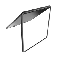 Porte de compartiment de camping-car en aluminium 1200mm*1200mm, résistante aux intempéries, pour chauffe-eau de camping-car 5