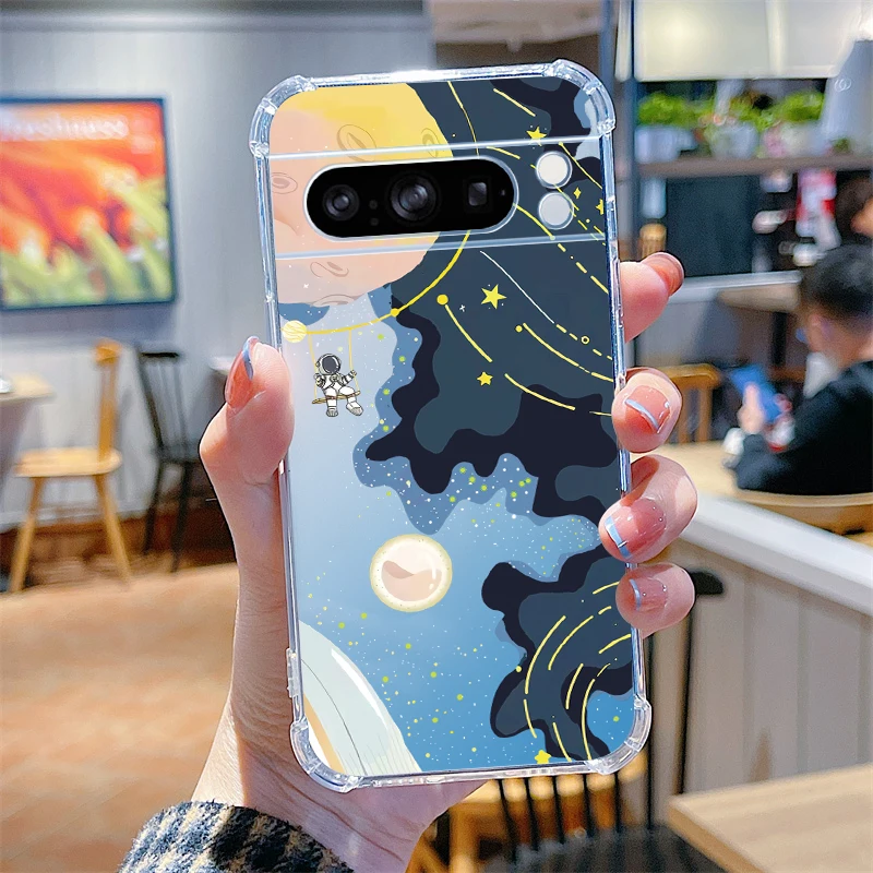 Cold Cat Design Transparent Phone Case