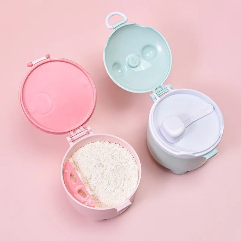 Portable Baby Food Storage Box Cartoon Infant Milk Powder Box Essential  Cereal Toddler Snack Container Baby Food Accessories