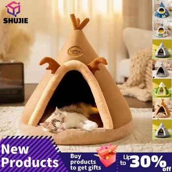 Cozy Triangle Pet Tent Bed 1