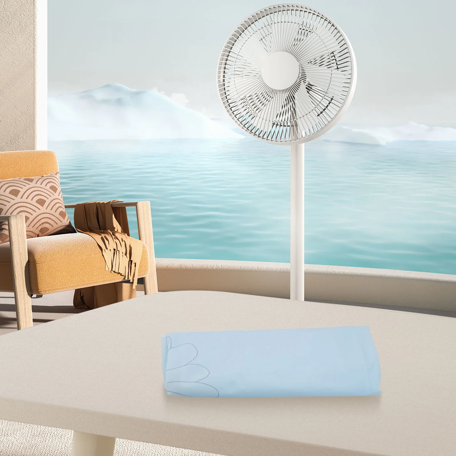 1pc All-inclusive Wasserdichte Fan Staub Abdeckung Haushalt Boden Fan Abdeckung Waschbar Sockel Fan Stehende Fans Schutzhülle – Detail 4