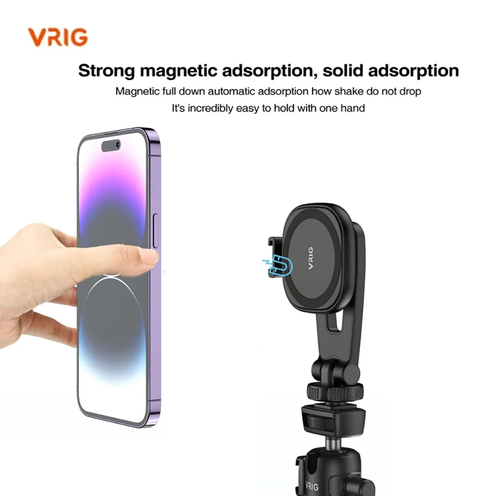 

Магнитный держатель для телефона VRIG, адаптер для магнитной камеры, держатель для телефона, крепление для Mag-Safe iPhone 14 13 12 Series