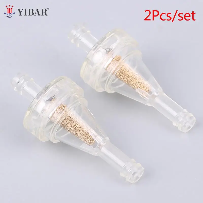 

2Pcs 1/4"" 6mm-7mm Oil Inline Petrol Gasoline Gas Fuel Filter Cleaner Fit Motorcycle Dirt Bike ATV