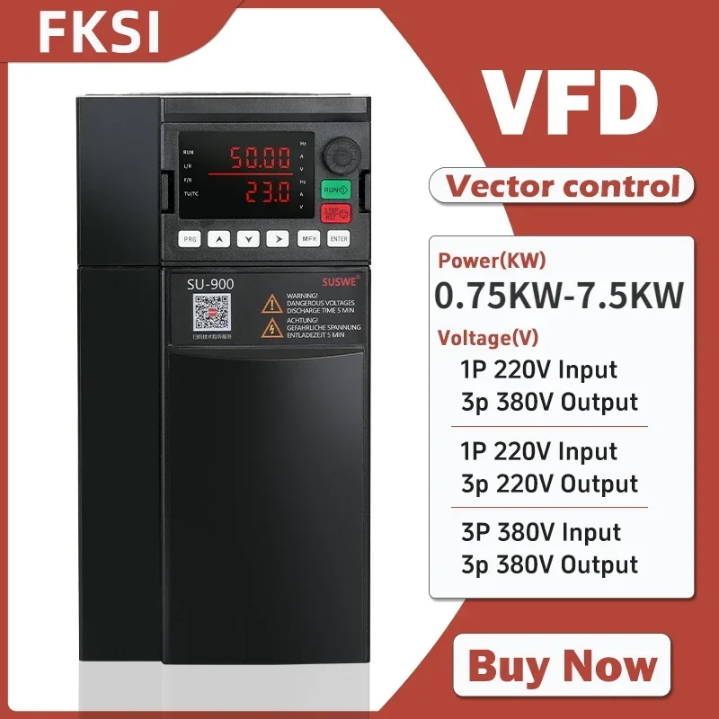 Inversor de frecuencia SU800 VFD monof sico trif sico 220V 380V 0 75 kW inversor-de-frecuencia-su800-vfd-monof-sico-trif-sico-220v-380v-0-75-kw