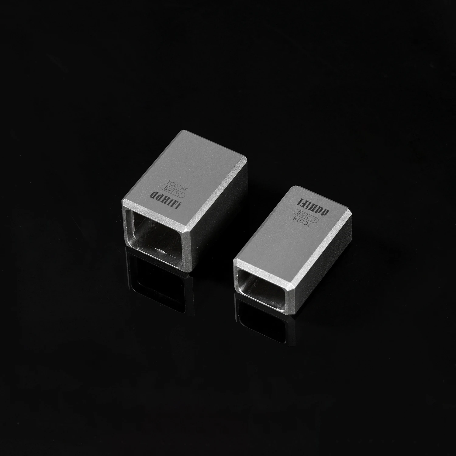 USB-B to USB-C Audio Adapter Converter CNC Gold-Plated Connectors