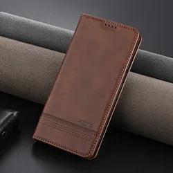 Luxury Shockproof PU Leather Wallet Phone Case with Card Slot Holder - Oppo Find X9 Ultra (Brown)