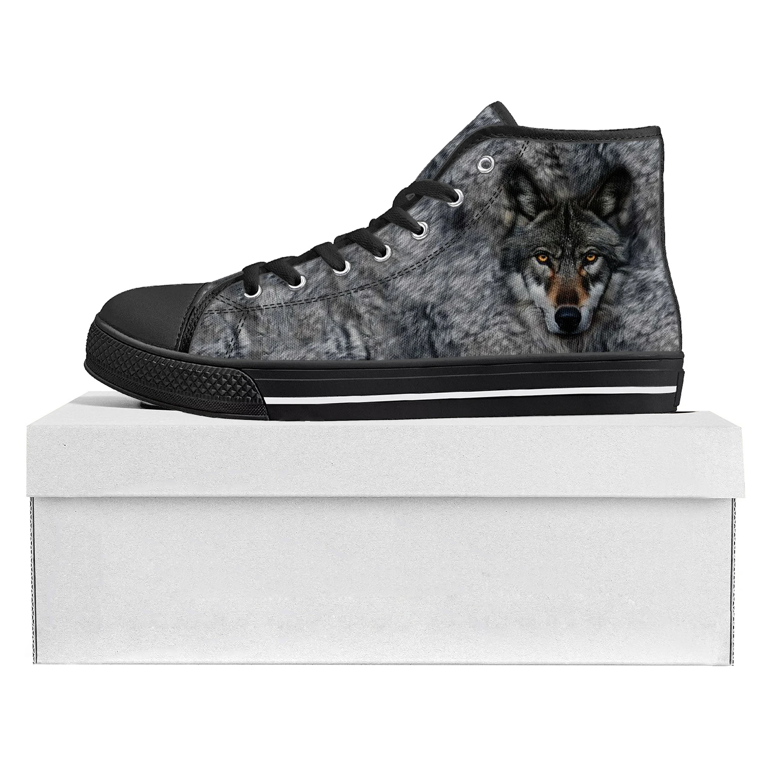 

Panda Leopard Tiger Wolf Dog High Top High Quality Sneakers Mens Womens Teenager Canvas Sneaker Custom Shoe Casual Couple Shoes