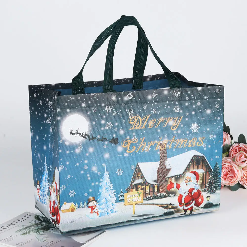 Gift Bags Non Woven Fabric Waterproof Christmas Party