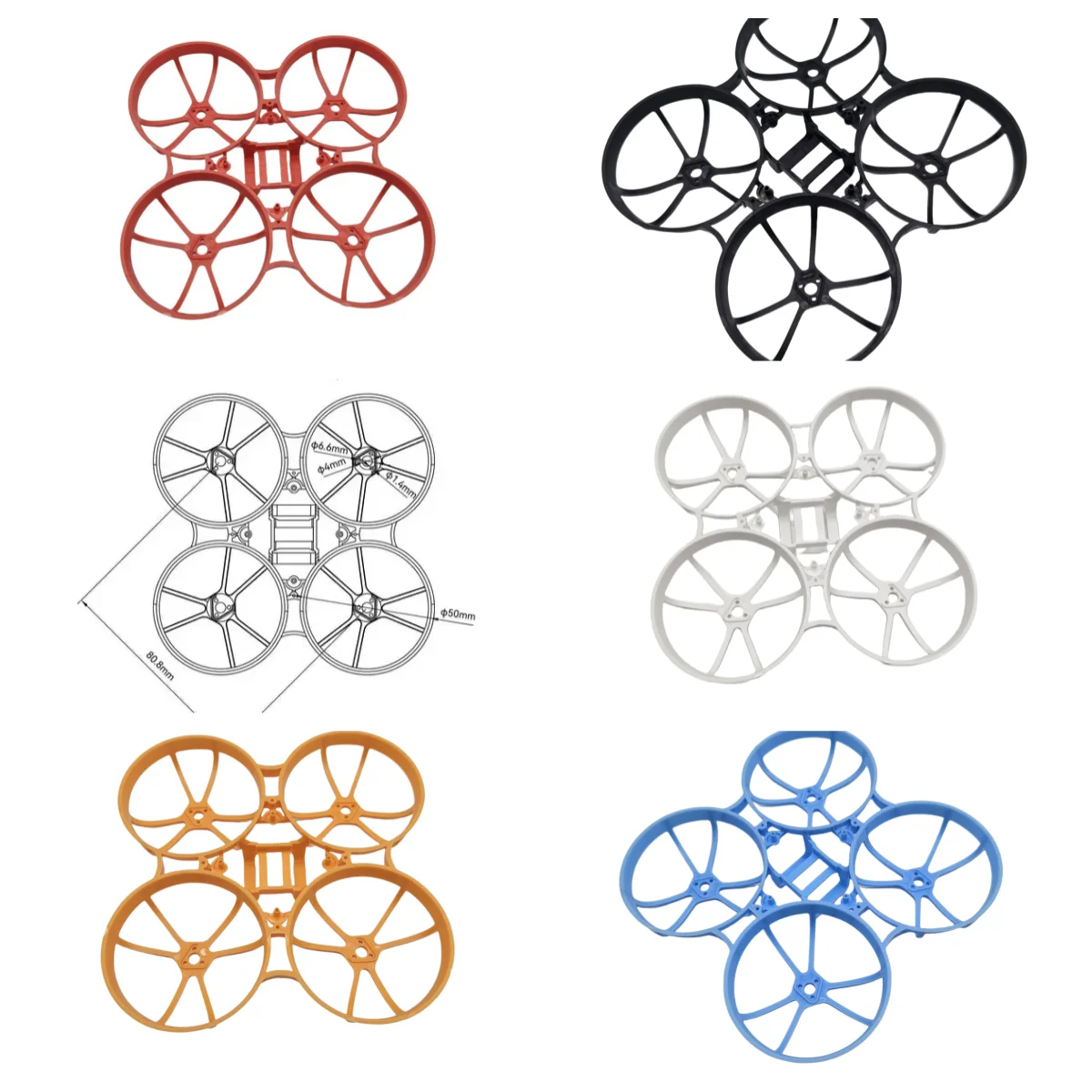 Hélices de Drone Course 2/3 Pales Lot de 2 - Compatible FPV Racing