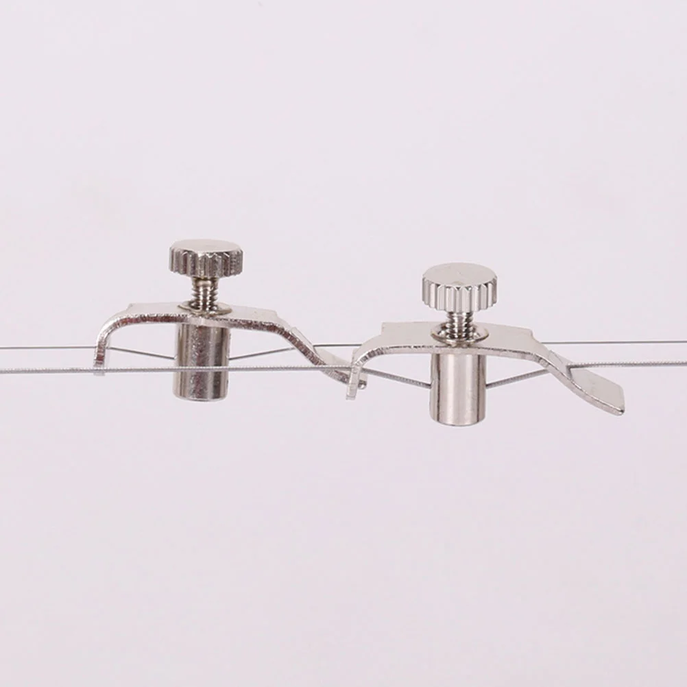 

6pcs Stainless Steel Erhu Fine Tuners String Adjusters Erhu Adjustment Tools (Silver)