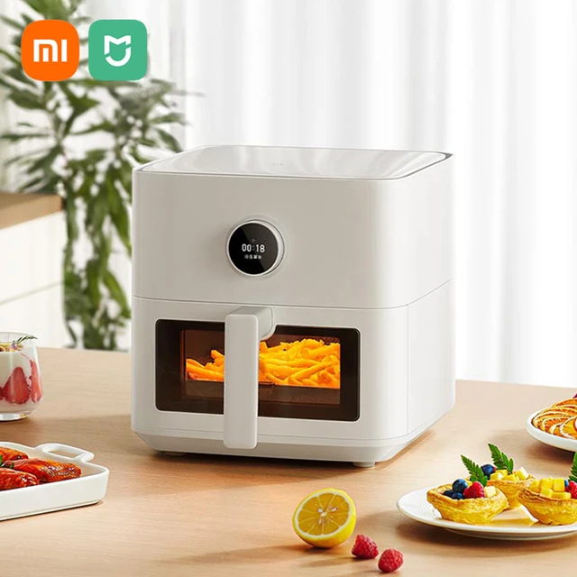 Xiaomi Spray Type Air Fryers Visible Household Transparent Electric Oven  3.5L No Oil Electric Fryer For Cooking Fries Baking BBQ