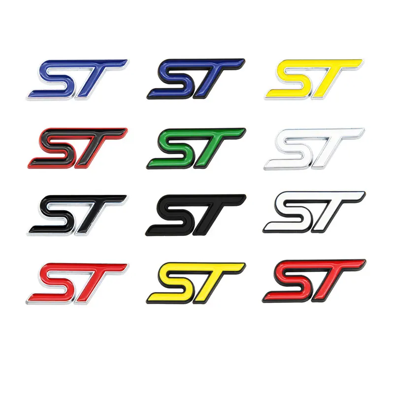 Compact Metallic ST Badge Emblem