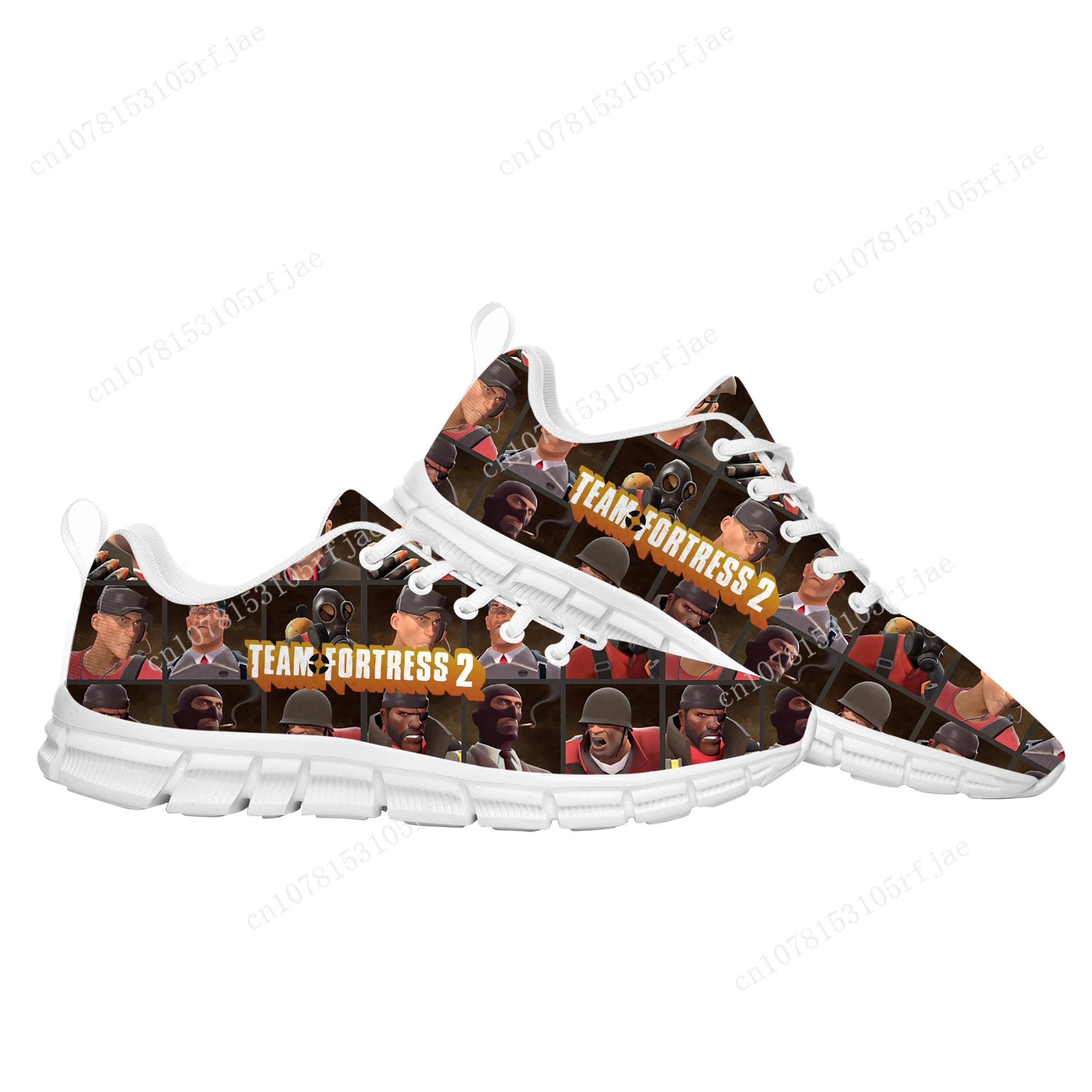 Team Fortress 2 Sports Custom Shoes High Quality Cartoon Game Men Women Teenager Children Sneaker Tailor Made Couple Built Shoes