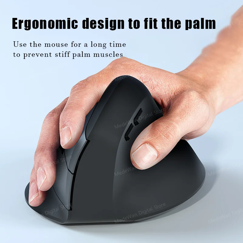Wireless Mouse Xiaomi Vertical Ergonomic 2.4G Bluetooth 5.2