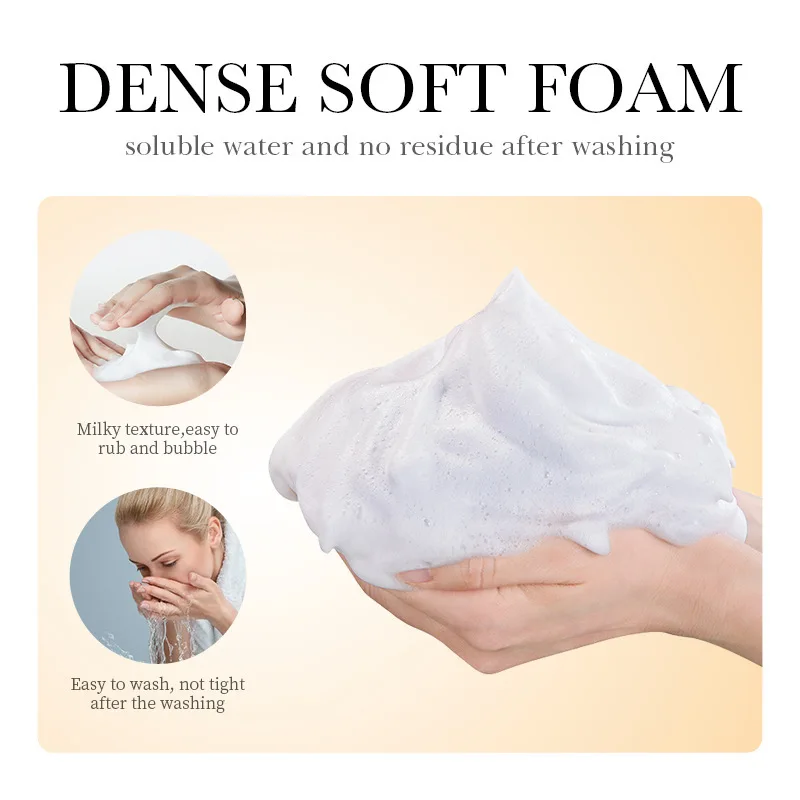 SADOER Collagen Facial Cleanser skincare Firming Moisturizing Face Cleansing Face Wash Foam Cleanser Skin Care Products 5