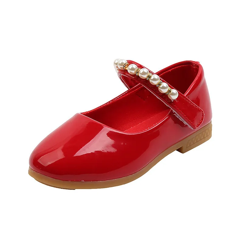 Girl Leather Shoes Pearl Princess Shoe Fashion Mary Jane Shoe Lorita Girl Kid Dresses leather shoes,mary jane shoes
