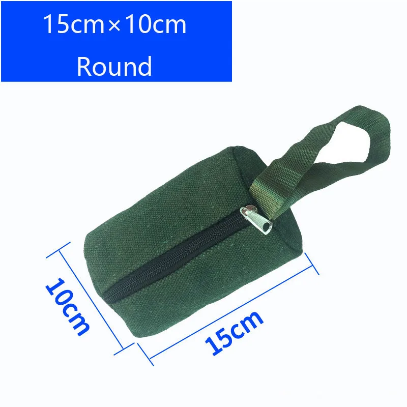 Large Size Tool Storage Bag Canvas Multifunction Portable Toolkit Electrician Tool Screws Nail Drill Bit Metal Parts Storage Bag