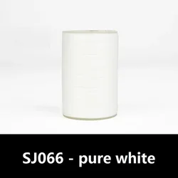 Multicolor Round Leather Sewing Thread for Crafting and DIY Jewelry Projects (SJ066 - pure white)