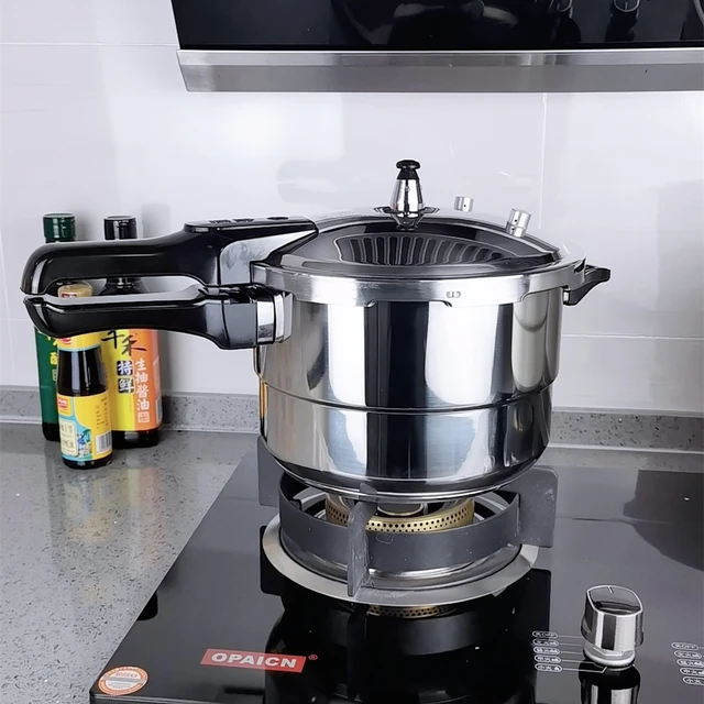 304 Stainless Steel Pressure Cooker Gas Stove Cooking Cookware