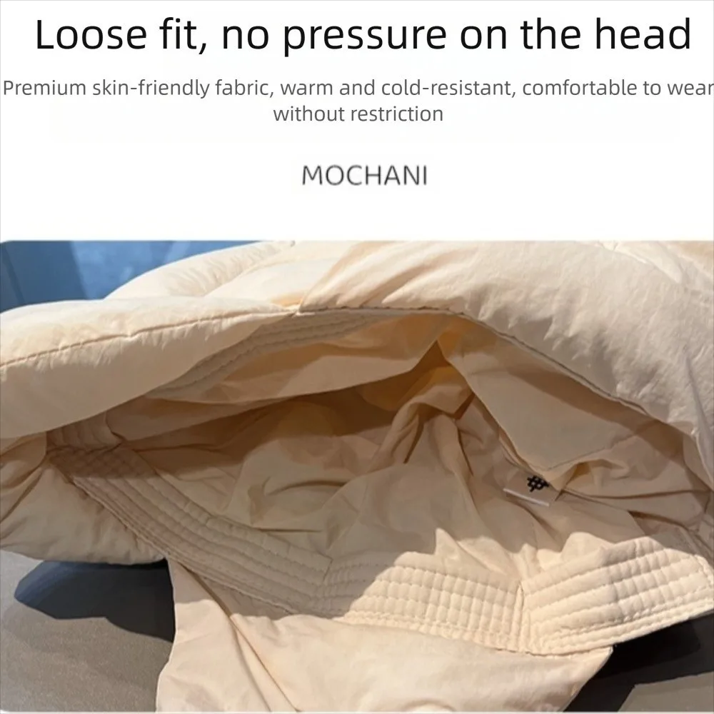 Solid Color Padded Bomber Hats Thermal Padded Korean Version Windproof Cycling Cap Retro Style Ear Flaps Fleece-Lined Winter Hat