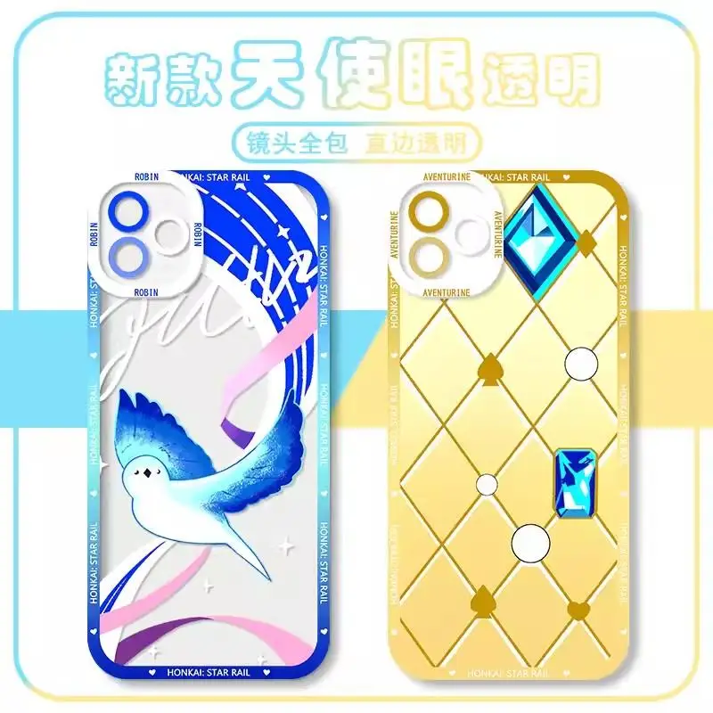 Soft Firefly Silicone Case with Honkai Star Rail Design