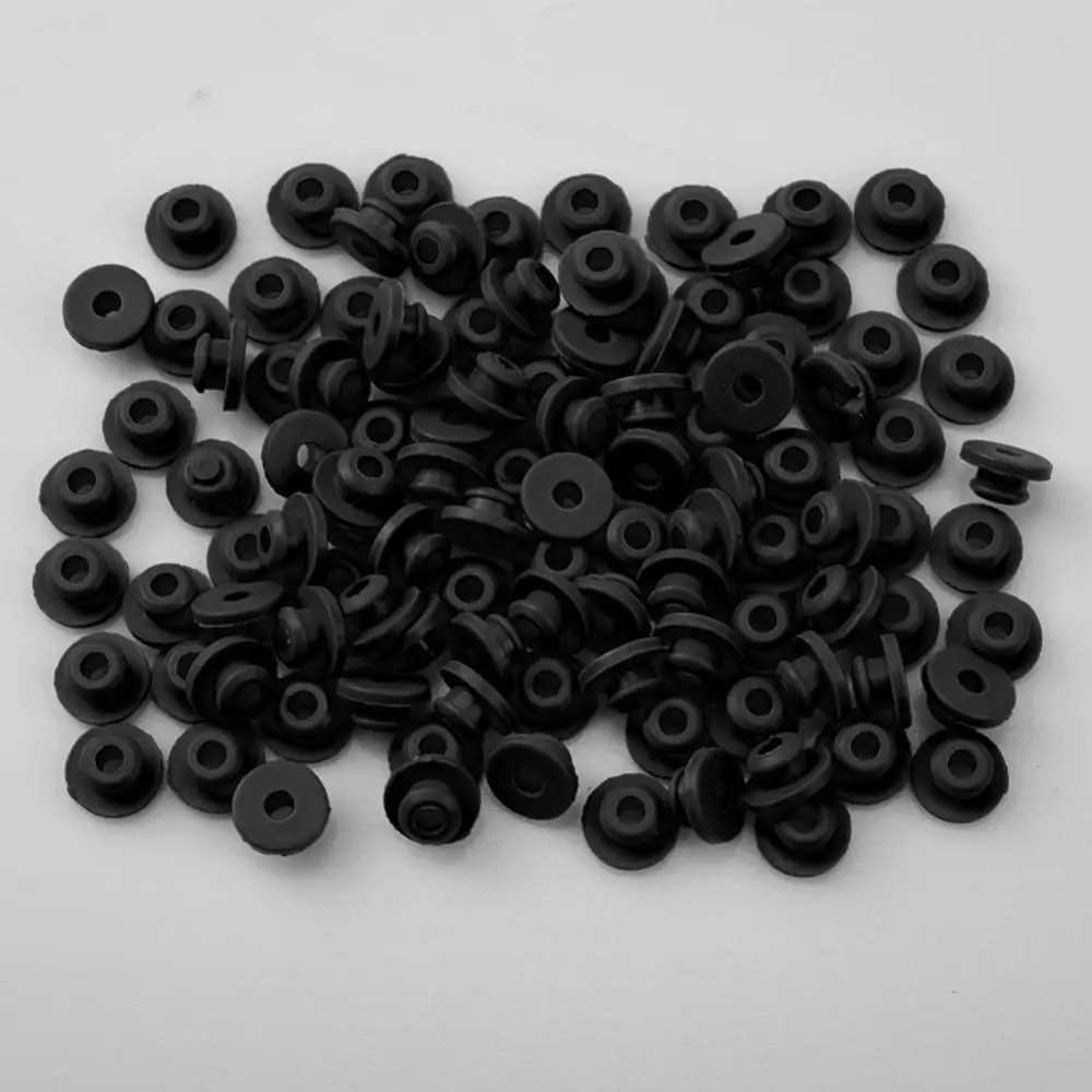 

100Pcs/Set Colorful Tattoo Machine Needles Mat Pad Silicone Nipples Accessories