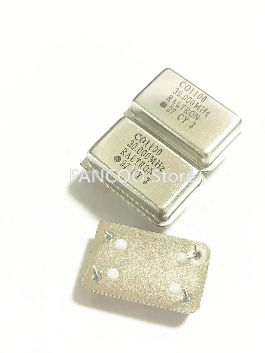 5pcs 30M 30MHZ 30.000 30.000MHZ Crystal Oscillator Active OSC DIP-4 Rectangle Full Size 3.3V 5V 30.000M