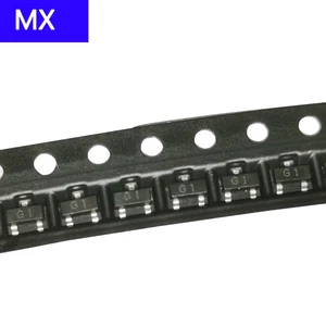 Бесплатная доставка 50/100 шт. MMBT5551 2N5551 G1 SMD n-p-n транзистор транзисторный Триод SOT-23 0.6A/180V SMD novo