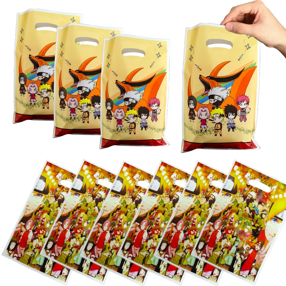 Comic Boys Gift Bags Decorazioni Per Feste Di Compleanno Baby Shower Gift Box Japan Cartoon Party Supplies Baby Shower Narutoo Gift Bag