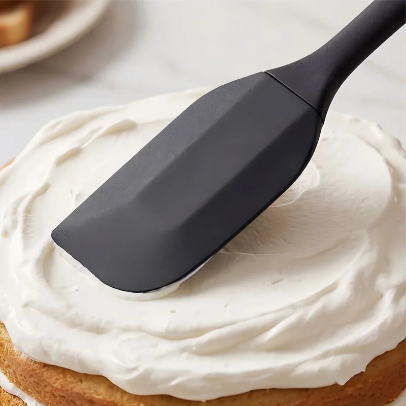 Premium Silicone Spatula Set - Heat Resistant, Non-Slip Handles for Cooking, Mixing, Baking, and Serving
