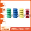 SPTA 1.5inch / 2inch Car Spong Buffing Polish Pad Set Car Detailing Corner Polishing Pad with Hook&Loop For Mini Polisher 1