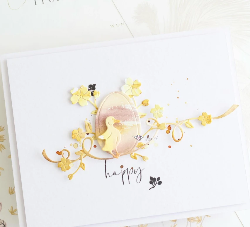 돼지 공예 금속 절단 다이 컷 다이 금형 부활절 달걀 O 편지 스크랩북 종이 공예 칼 금형 블레이드 펀치 스텐실 다이