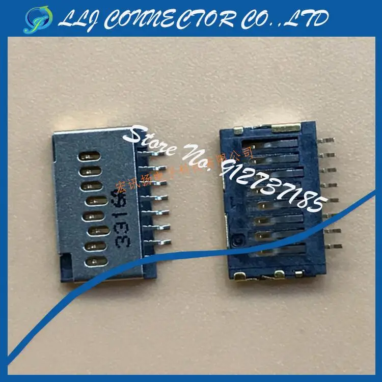 

Разъем для карты microSD, 20 шт./лот, 105162-0101, 1051620101, 01051620101, 1,10 мм, ширина ножек, 100% новый и оригинальный