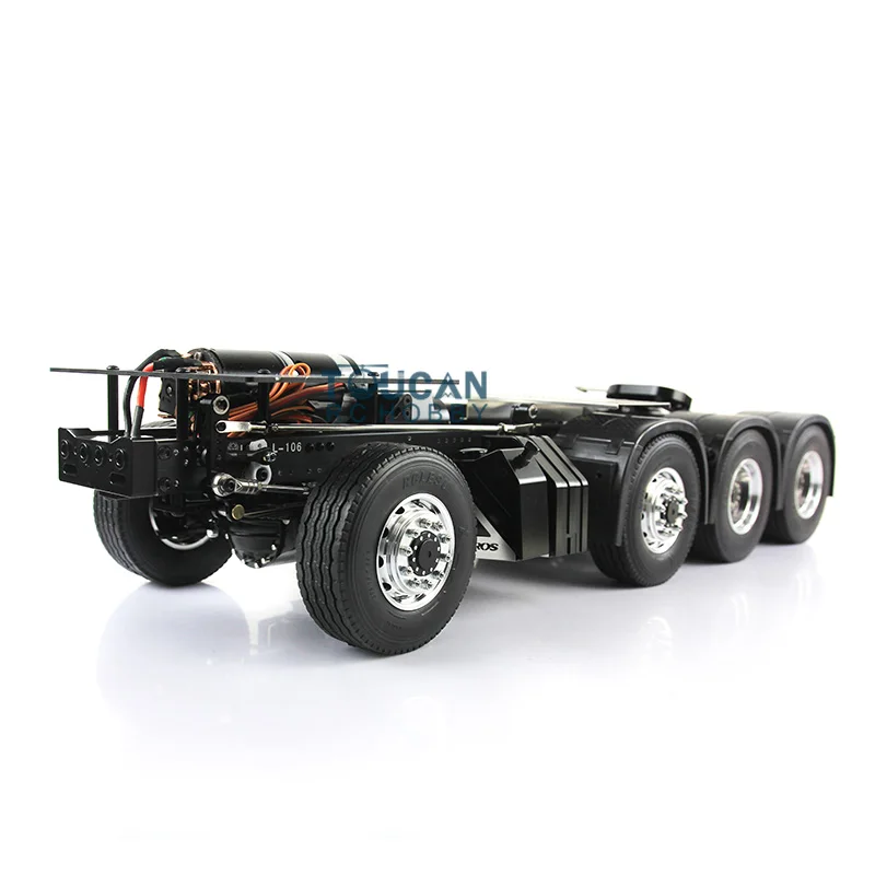 SALE LESU 8*8 RC Metal Chassis 3363 TAMIYAYA 56352 for 1/14 RC Tractor Truck Car 2-speed DIY Model with Servo Motor Toys TH15087 2