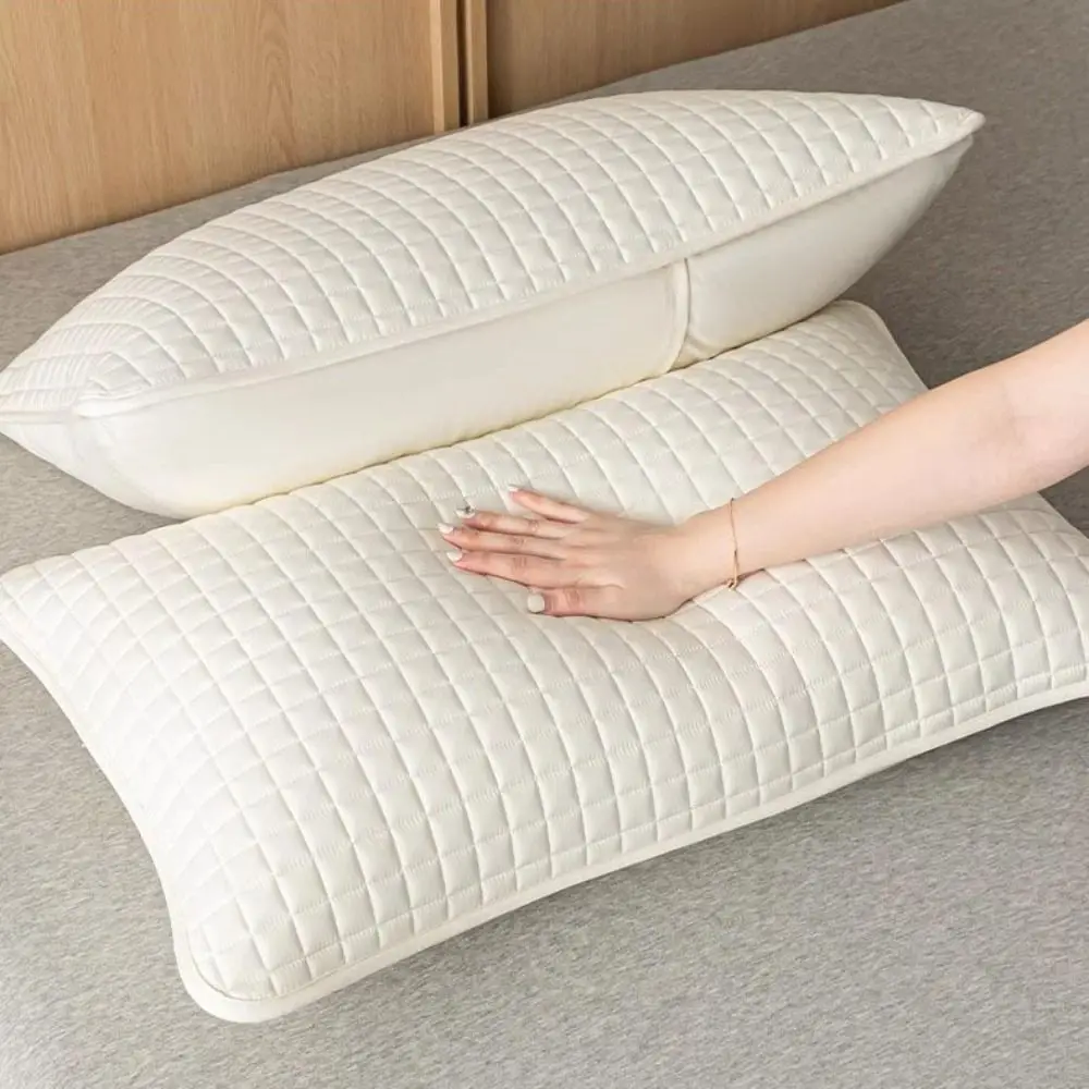 1Pc Comfortable Cotton Pillow Cover Household Pillow Case Protector Waterproof Anti Mite Pillow Core Protection Pillowcase