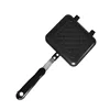 Non-Stick Coating Sandwich Baking Pan Double Side Waffle Grill Frying Toast Clamp Pan Breakfast Machine By Gas Stove Fire 3