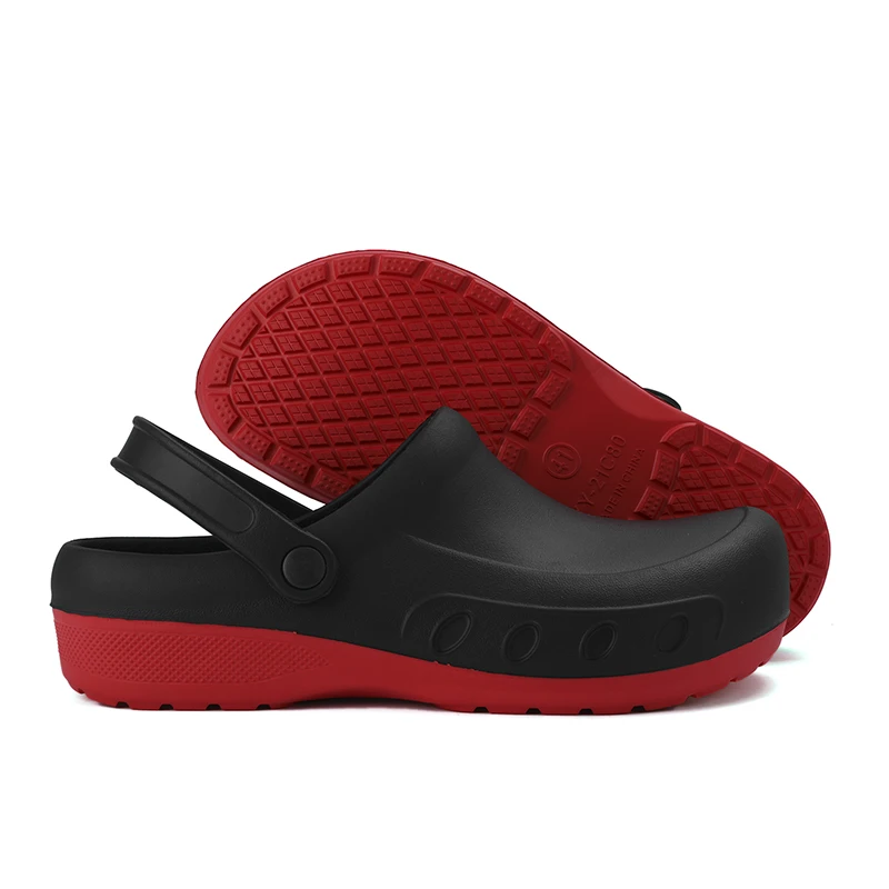 Garden Shoes Men, Chef Clogs, Kitchen Shoes, EVA Injection, Anti-Slip Outsole, Waterproof Sandal, Big Sizes 36-49
