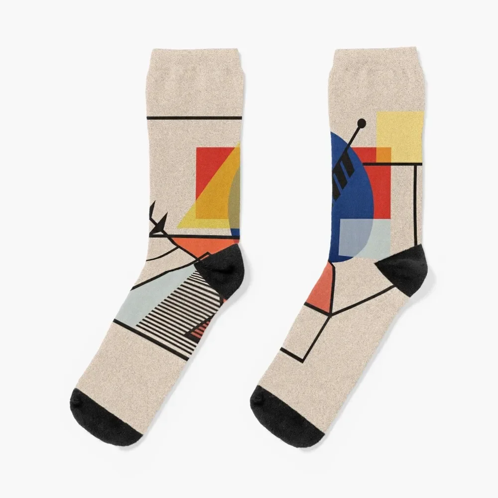 

Midcentury Modern Abstraction Socks gift gym funny sock tennis Men's Socks Women's