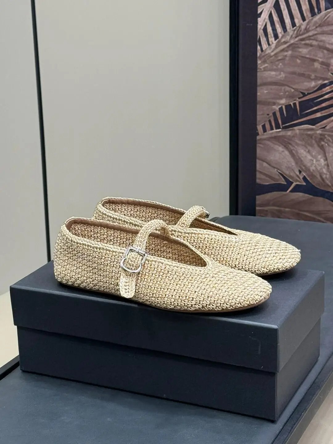 Knitted Hollow Out Flats Mary Janes Shoes Women Spring Summer Breathable Elegant Ballet Shoes Ladies buckle strap Loafers 2025