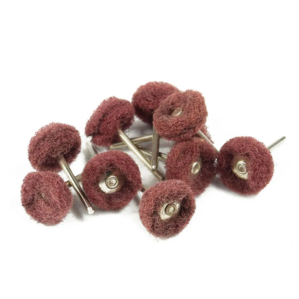 

Scouring Pad Abrasive Wheel Metal Wood Stone Rotary Polishing Grinding Brush Woodworking Tool 80pcs