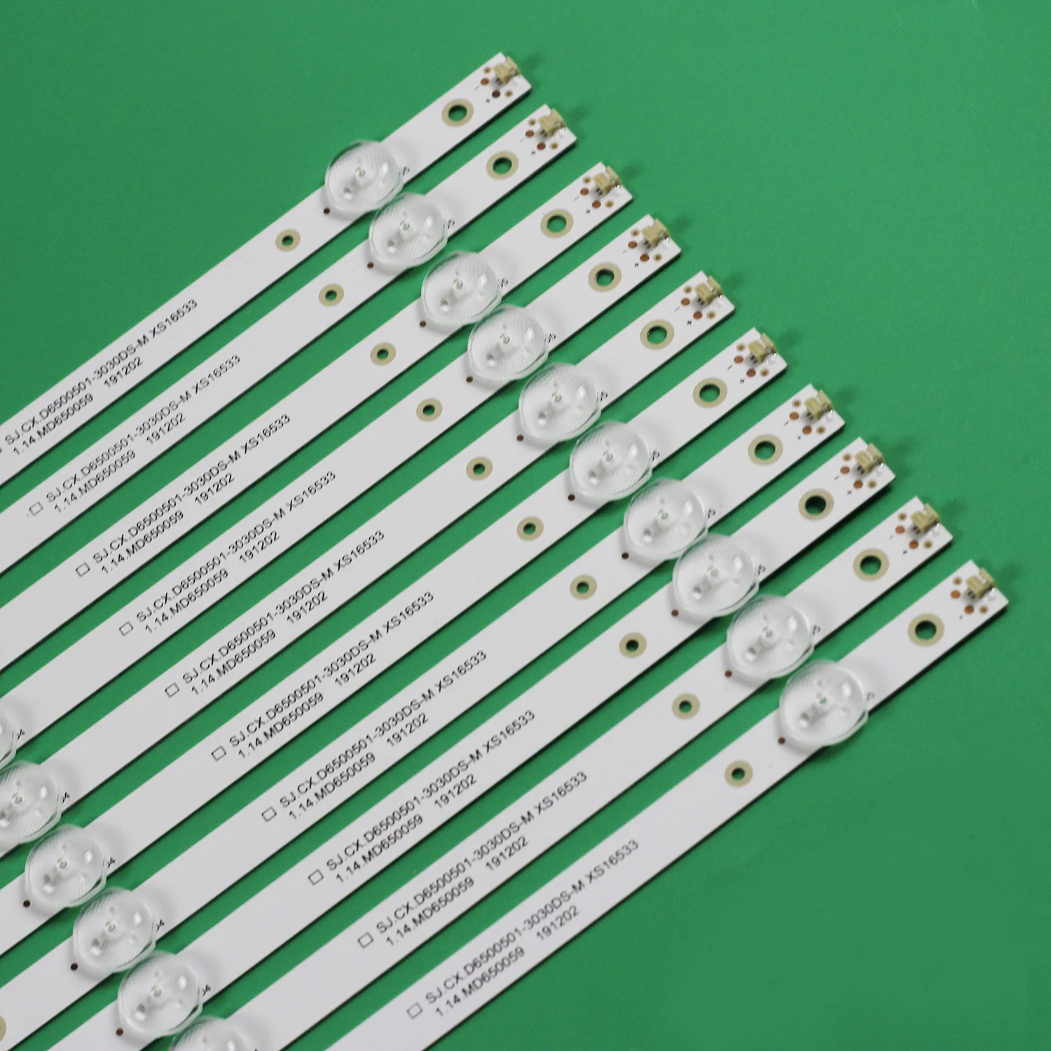 Led Backlight Strip para Onvo Ov65350 Cx650dledm Le65n3 Sj.cx.d65005013030ds-m 1.14. Md650059 Novo 10 Peças - Imagem 2