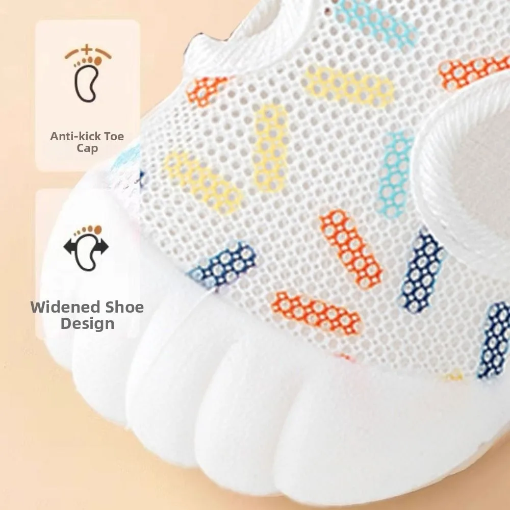 Casual Shoes Breathable Baby Sandals Air Mesh Soft Sole Kids Sandals Comfortable Flexible First Walkers Outdoor